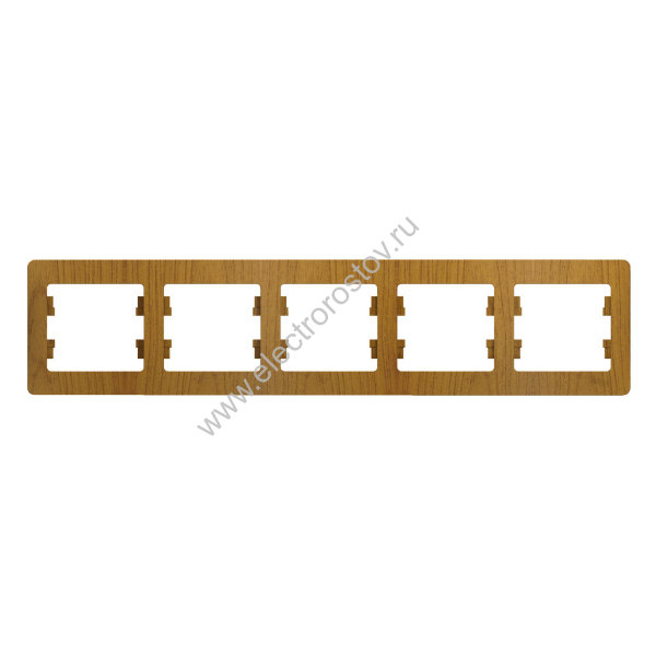 Glossa Дуб Рамка 5-ая горизонтальная Schneider Electric