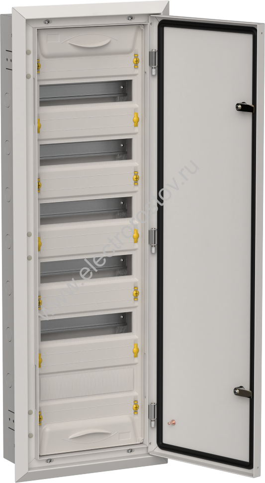 TITAN 5 Корпус мет. ЩРв-72 (1х72) 1005х365х130 IP31 сер IEK