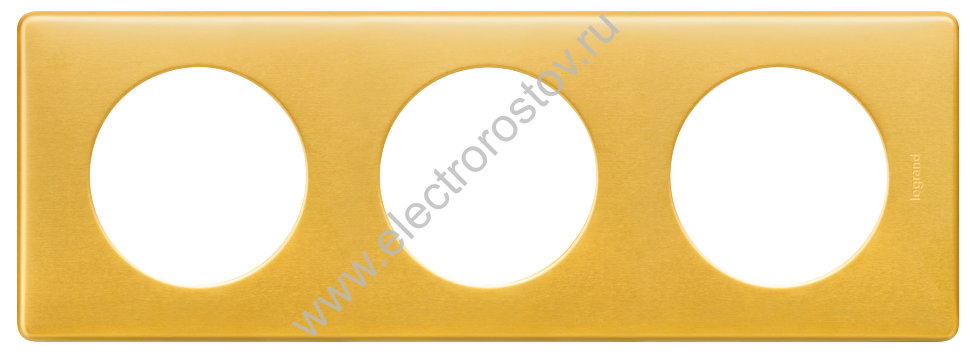 Celiane Латунь Рамка 3-ая (2+2+2 мод) Legrand