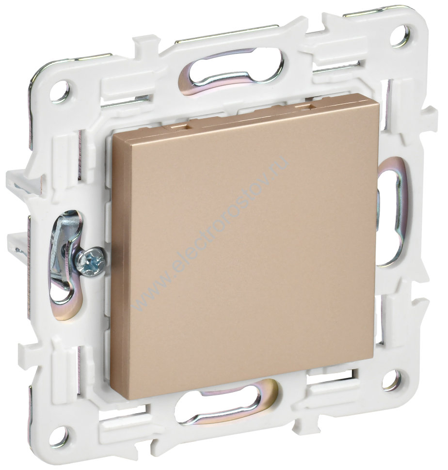 IEK SKANDY Песочный Заглушка с суппортом SK-C01Sa