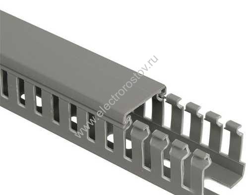 Кабель-канал перфорированный 50х50 серый TDM (м)