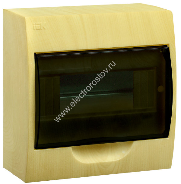 KREPTA 3 Корпус пластиковый накладной ЩРН-П-8 IP41 сосна IEK