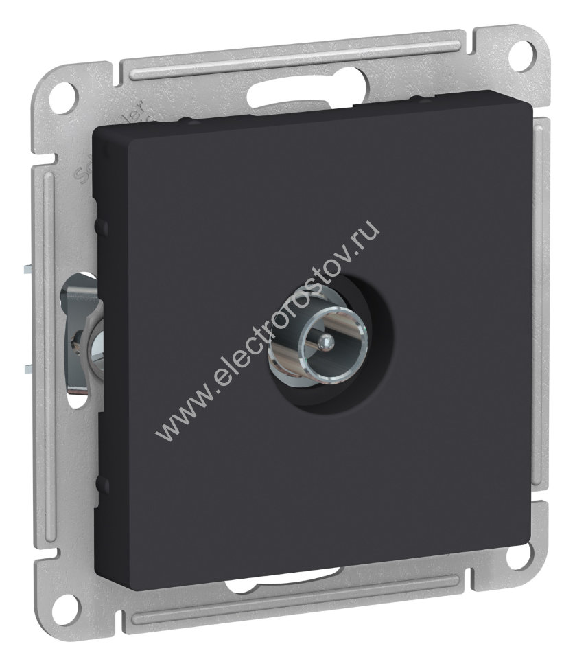 AtlasDesign Карбон Розетка TV оконечная 1DB Schneider Electric