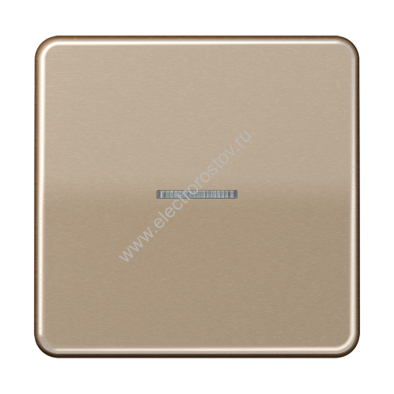 CD 500 Светлая бронза Клавиша 1-ая с подсветкой JUNG