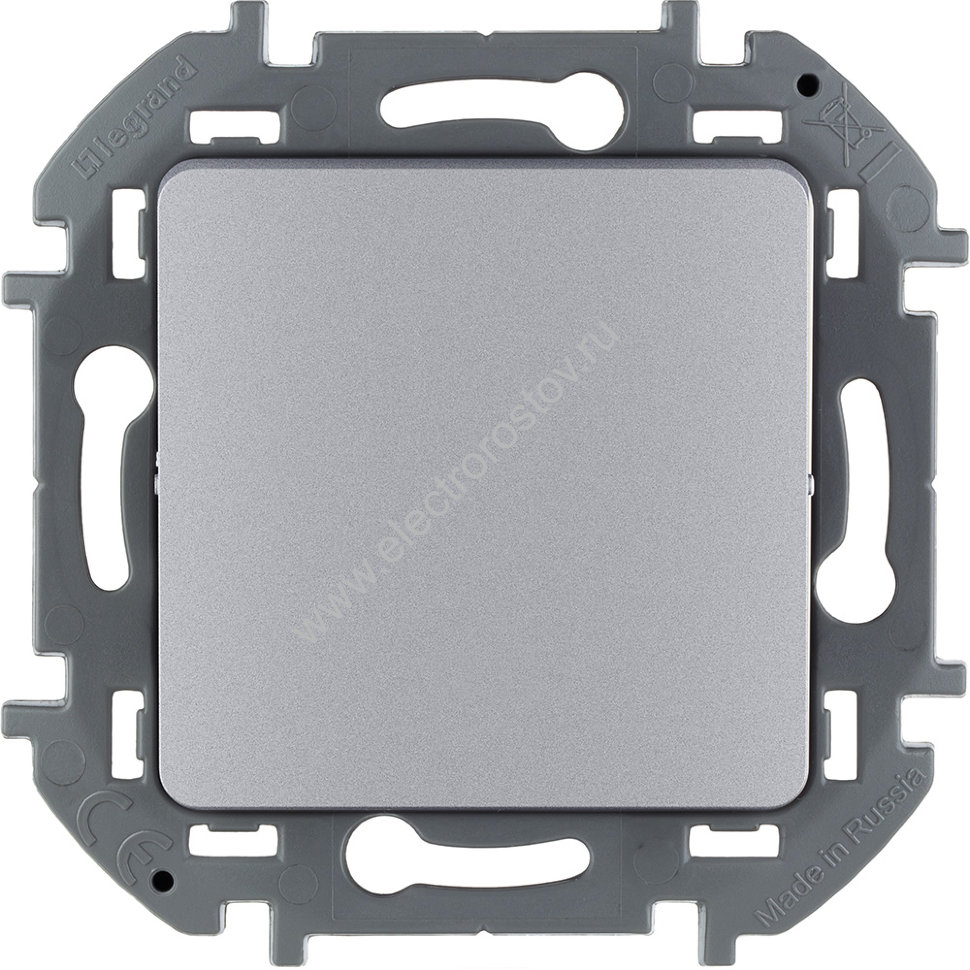 INSPIRIA Алюминий Выключатель одноклавишный Legrand