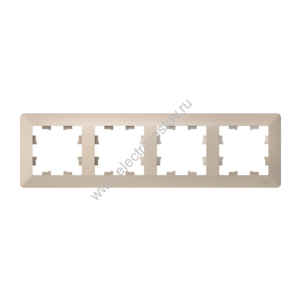 Systeme Electric AtlasDesign Air Песочный/дымчатый белый Рамка 4-ая