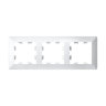 Systeme Electric AtlasDesign Air Белый/дымчатый белый Рамка 3-ая