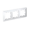 Systeme Electric AtlasDesign Air Белый/дымчатый белый Рамка 3-ая