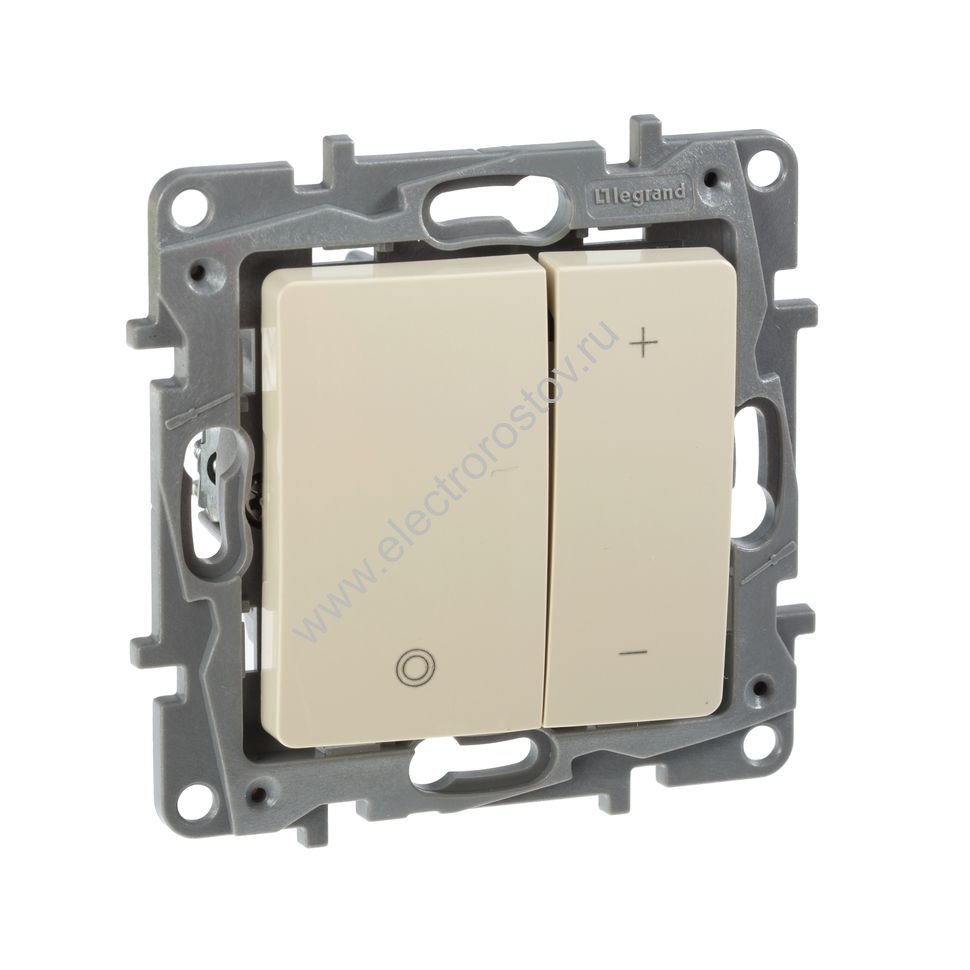 Etika Слоновая кость Светорегулятор нажимной, 400Вт Legrand