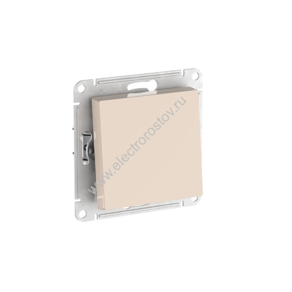 AtlasDesign Беж Переключатель 1-клавишный с быстрозажим. клеммами Schneider Electric