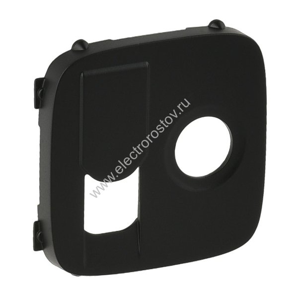 Valena Allure Антрацит Лицевая панель Розетка TV-RJ45 Legrand