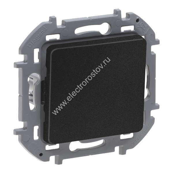 INSPIRIA Антрацит Выключатель одноклавишный Legrand