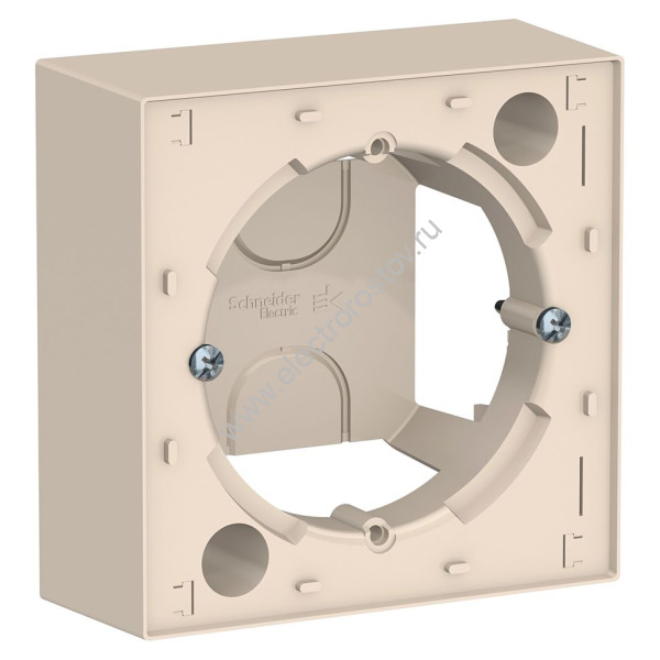 AtlasDesign Беж Коробка для наружного монтажа Schneider Electric
