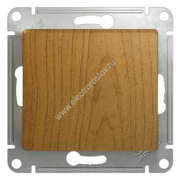 Glossa Дуб Выключатель 1-клавишный Schneider Electric
