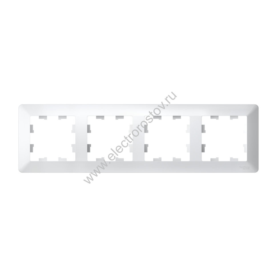 Systeme Electric AtlasDesign Air Белый/дымчатый белый Рамка 4-ая