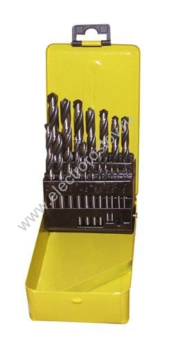 Набор сверл по металлу 19 шт., (1-10 мм через 0,5 мм) Энкор