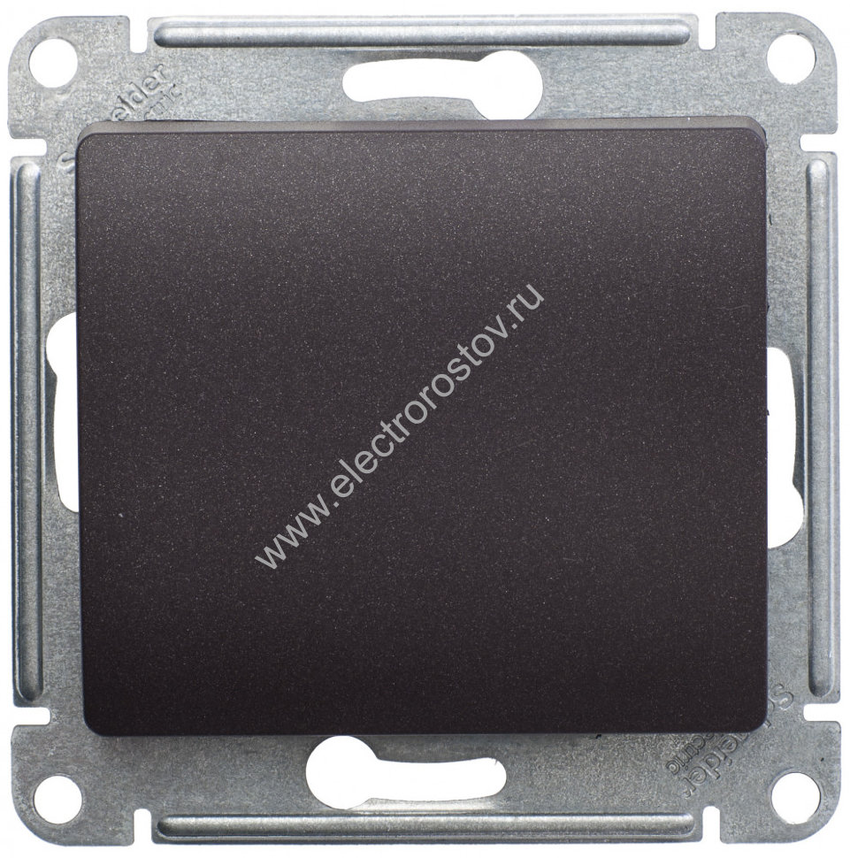 Glossa Шоколад Переключатель перекрестный 1-клавишный Schneider Electric