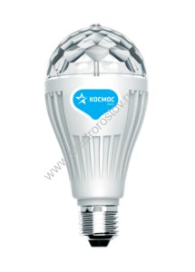 Дисколампа светодиодная 220В E27 мультиколор Космос