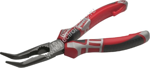 Длинногубцы 170мм с резцом загнутые  NWS, Германия