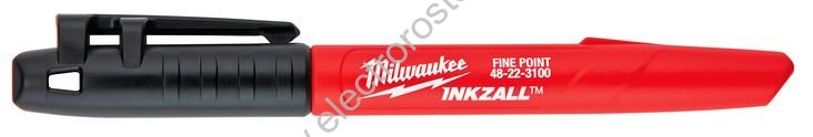 Маркер Milwaukee INKZALL тонкий, толщина линии: 1 мм, КРАСНЫЙ