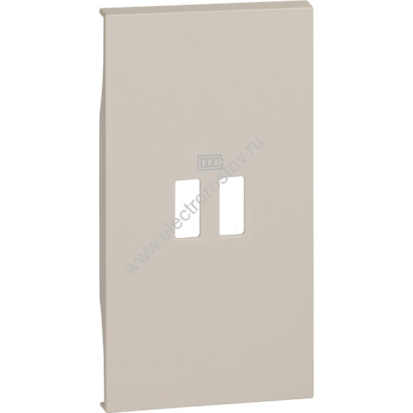 BT Living now Песочный Лицевая панель для зарядных устройств USB 2 мод