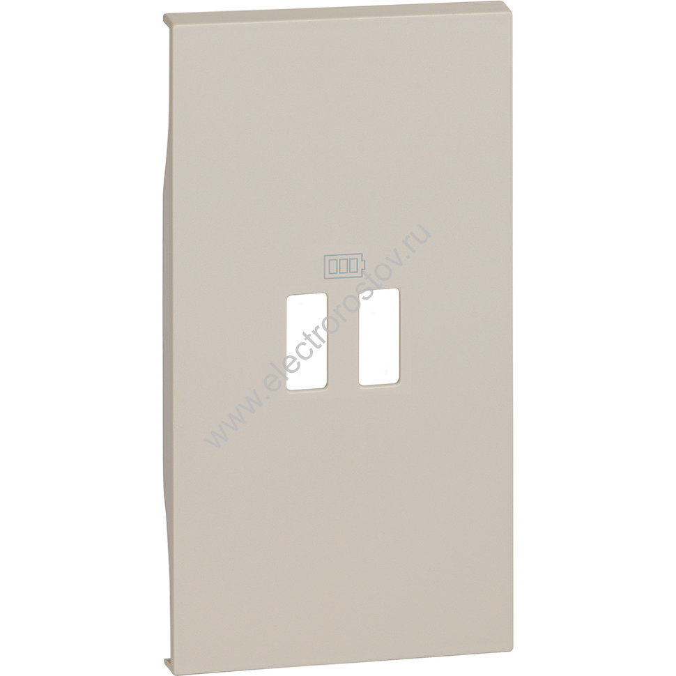 BT Living now Песочный Лицевая панель для зарядных устройств USB 2 мод