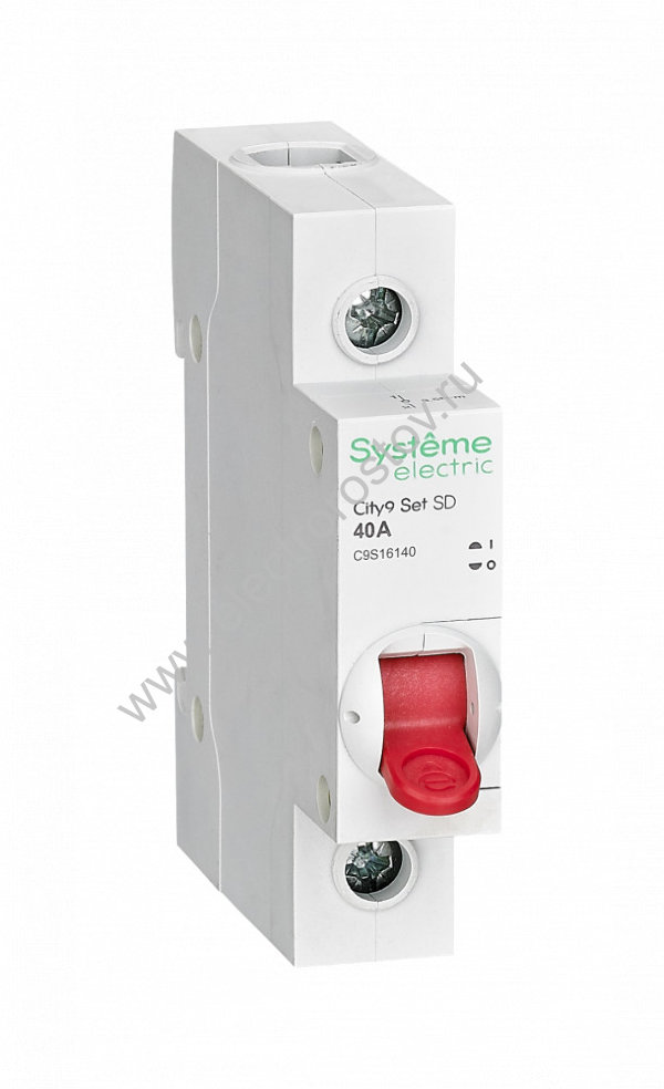 City9 Выключатель нагрузки (мини-рубильник) 1P 40А Systeme Electric
