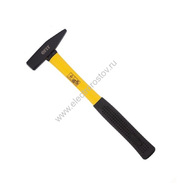Молоток кованый, фиберглассовая ручка 300гр. FIT