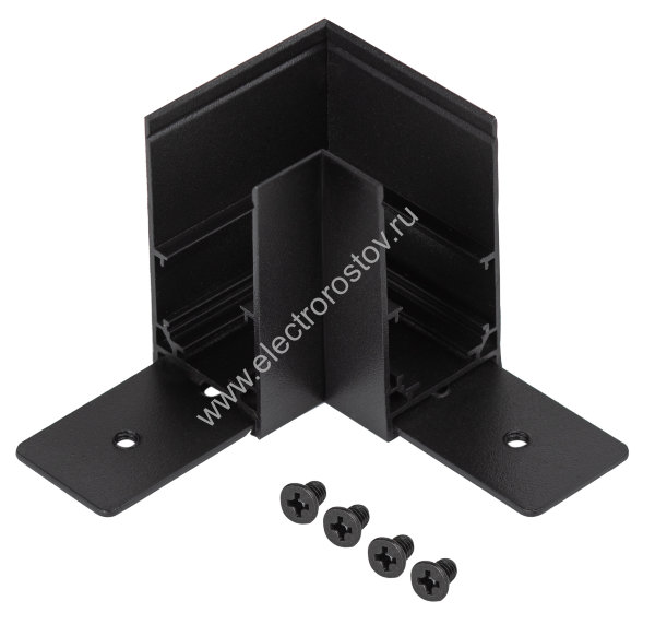 ЭРА Коннектор TRM-S20-CC-B угловой для накладного магнитного шинопровода NOVA TRM-S20 черный