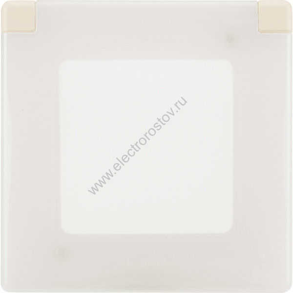 INSPIRIA Слоновая кость Рамка с защитной крышкой IP 44 Legrand