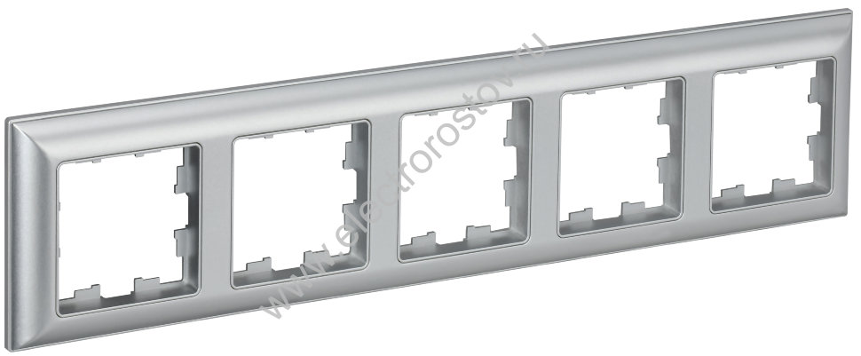 IEK BRITE DECOR Алюминий 3D-форма Рамка 5-м РУ-5-Бр