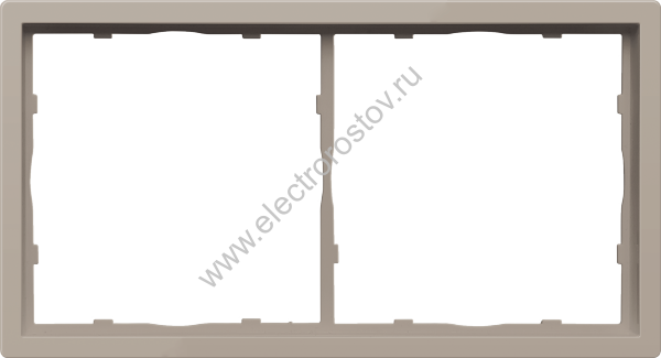 Рамка 2-я, матовый кашемир, серия DA, DA21235