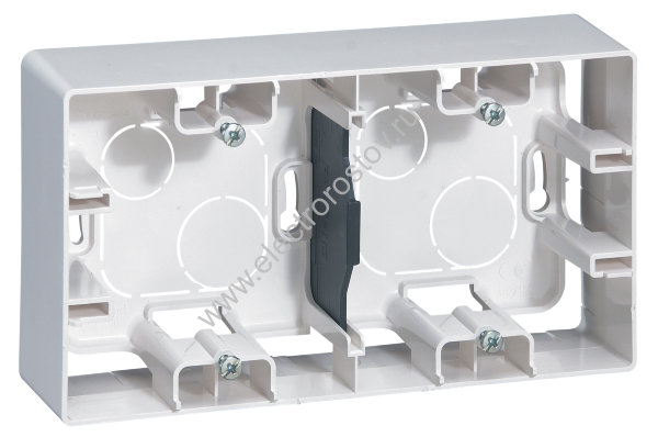 Etika Белый Коробка/накл монтаж 2-ая Legrand