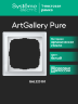Systeme Electric ArtGallery Pure Органическое стекло Белый Рамка 1-ая
