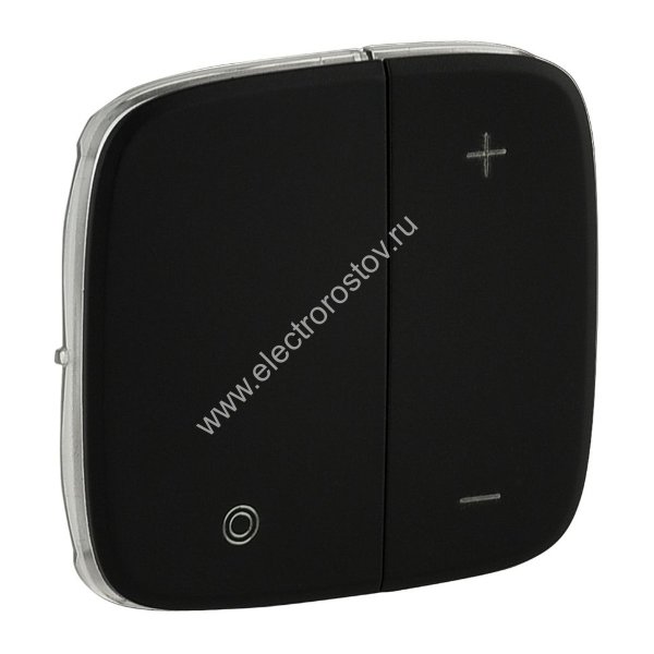 Valena Allure Антрацит Лицевая панель Светорегулятор кнопочный Legrand