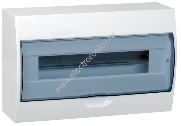 KREPTA 3 Корпус пластиковый накладной ЩРН-П-18 IP41 белый IEK