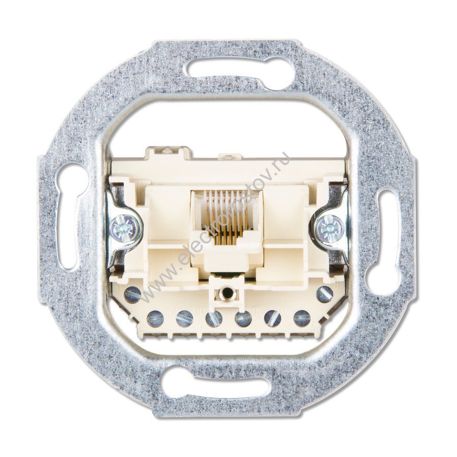 JUNG EcoProfi Мех Розетка ТЛФ 1-ая наклонная UAE