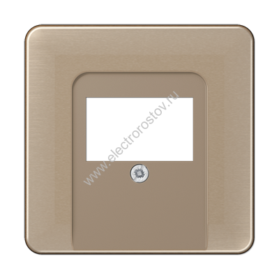 CD 500 Светлая бронза Крышка для ТАЕ-розетки, моно/стерео-аудиорозетки JUNG