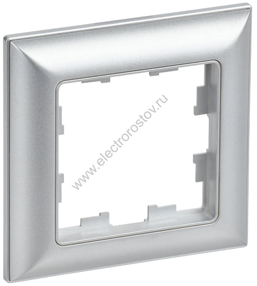 IEK BRITE DECOR Алюминий 3D-форма Рамка 1-м РУ-1-Бр