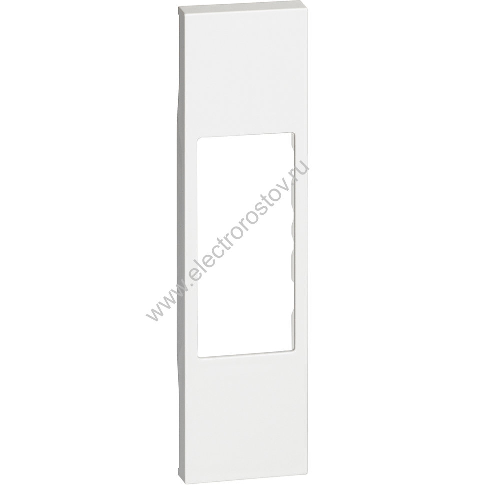 Living now Белый Лицевая панель для телеф и комп розеток 1 мод Bticino