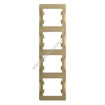 Glossa Титан Рамка 4-ая вертикальная Schneider Electric