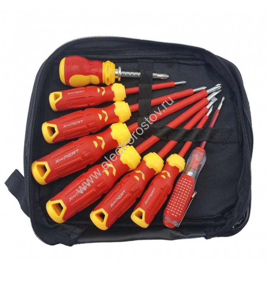 Набор отерток красных 8в1 SPARKLUX