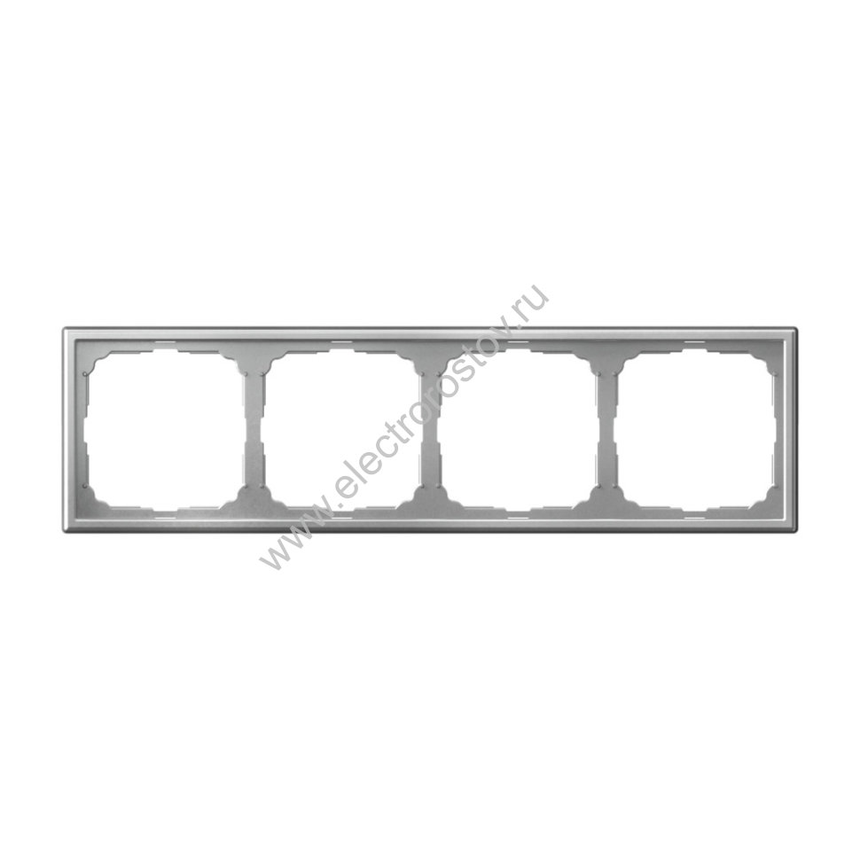 Systeme Electric ArtGallery Алюминий Рамка 4-ая, универсальная