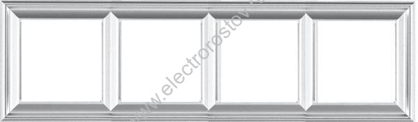 JUNG EcoProfi DECO Алюминий Рамка 4-ая