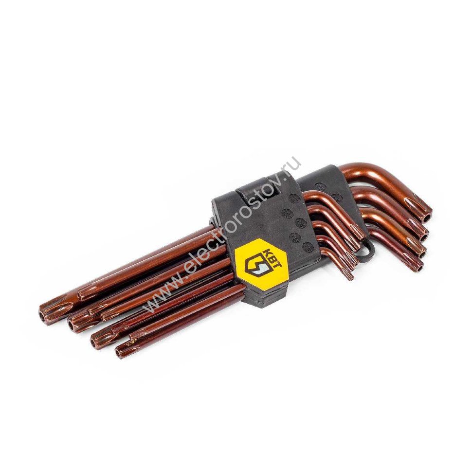 КВТ Набор ключей TORX КТ-9s (Т10-Т50)