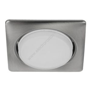 Светильник встраиваемый PGX53, квадратный, сатин никель ЭРА