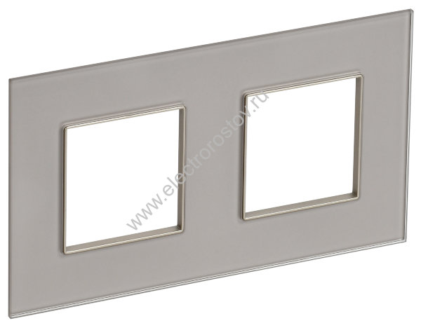IEK SKANDY Стекло Шампань Рамка 2-ая SK-F22Sh