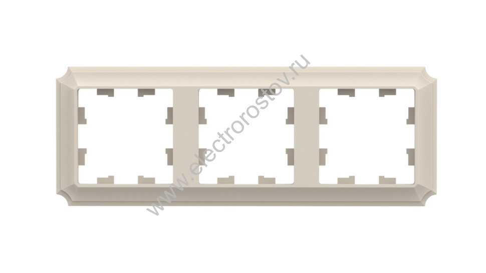 Systeme Electric AtlasDesign Antique Бежевый Рамка 3-ая, универсальная