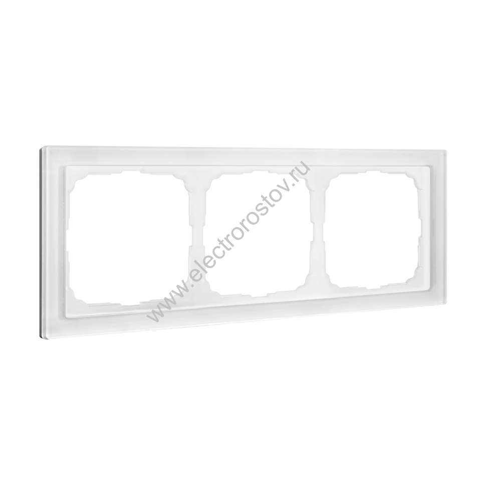 Systeme Electric ArtGallery Pure Органическое стекло Белый Рамка 3-ая