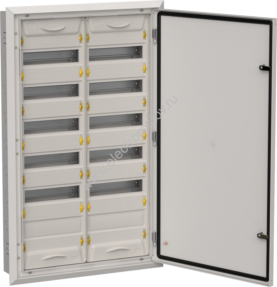 TITAN 5 Корпус мет. ЩРв-144 (2х72) 1005х625х130 IP31 сер IEK